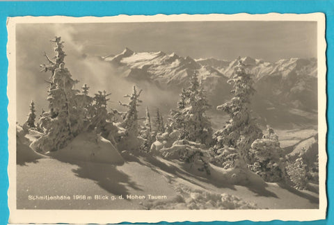 AK Schmittenhöhe Blick g. d. Hohen Tauern.