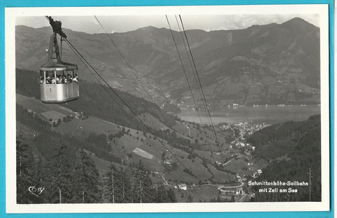 AK Schmittenhöhe-Seilbahn mit Zell am See.