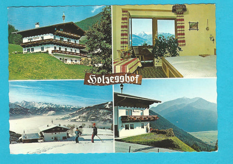 AK Zell am See, Erlberg 9. Thumersbach. Holzegghof Bes.: Fam. Zehentner.