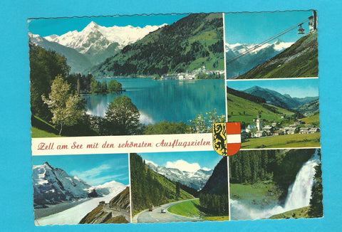 AK Zell am See mit den schönsten Ausflugszielen.