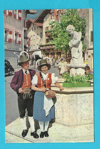 AK Zell am See. Stadtbrunnen.