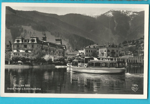 AK Zell am See. Grand Hotel u. Schmittenhöhe.