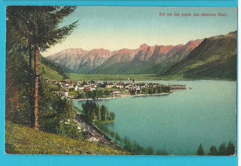 AK Zell am See gegen das steinerne Meer.