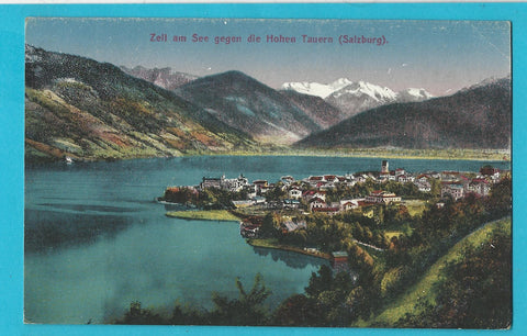 AK Zell am See gegen die Hohen Tauern.