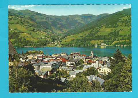 AK Zell am See mit Thumersbach und Hundstein.