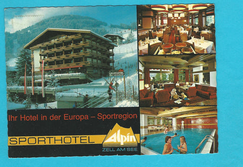 AK Zell am See. Sporthotel Alpin. Bes. Fam. Schwaninger.