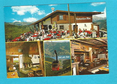 AK Hochzeller-Alm. Alm-Restaurant auf der Schmittenhöhe.