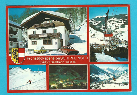 AK Saalbach 248. Frühstückspension Schipflinger.