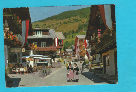 AK Saalbach. Dorfstraße.