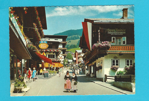 AK Saalbach. Dorfstraße.
