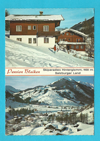 AK Hinterglemm. Pension Blaiken. Bes. Anton und Annemarie Enn.