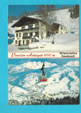AK Saalbach. Pension Astergut. Bes. Sepp und Rosi Breitfuß.