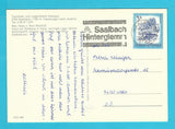 AK Saalbach. Pension Astergut. Bes. Sepp und Rosi Breitfuß.