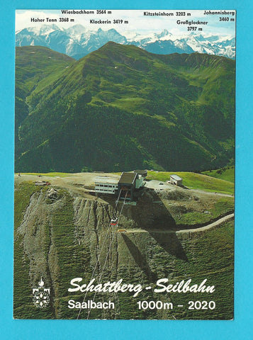 AK Saalbach. Schattberg-Seilbahn.