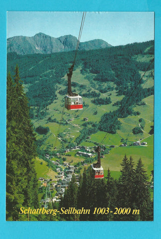 AK Saalbach. Schattberg-Seilbahn.