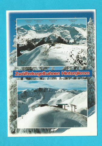 AK Hinterglemm. Zwölferkogelbahnen.