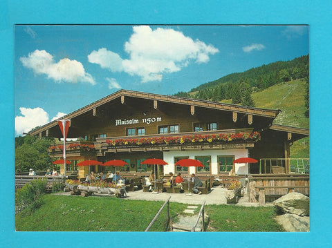 AK Saalbach. Maisalm. Familie Breitfuß.