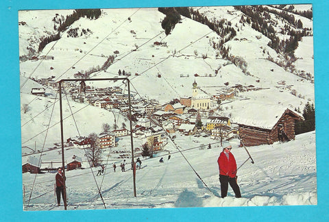 AK Saalbach vom kleinen Schattberglift.