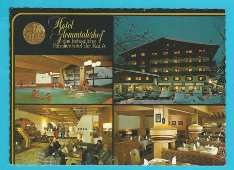 AK Hinterglemm-Saalbach. Hotel Glemmtalerhof. Besitzer: Ch. Breitfuß.