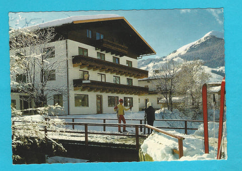 AK Hinterglemm 421. Pension Sommerer. Bes. F. u. A. Steinberger.