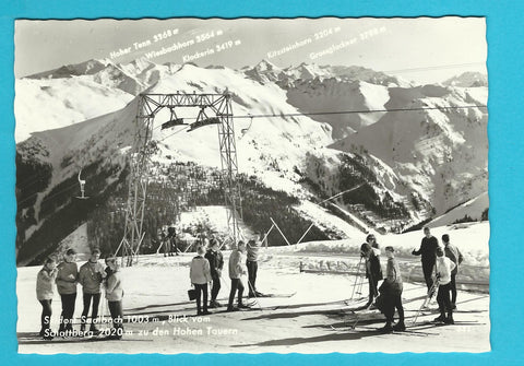 AK Saalbach. Blick vom Schattberg.