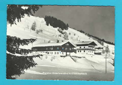 AK Saalbach. Pension Hinterbrandthof.