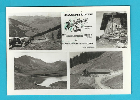 Karte Saalbachkogel. Hinterglemm. Rasthütte Hackelberger Alm.