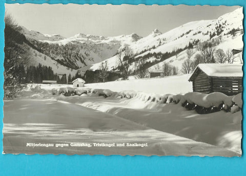 AK Mitterlengau gegen Gamshag, Tristkogel und Saalkogel.