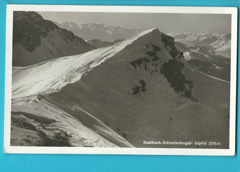 AK Saalbach Schusterkogel- Gipfel.