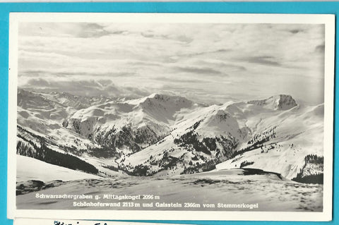 AK Schwarzachergraben g. Mittagskogel Schönhoferwand und Gaisstein vom Stemmerkogel.
