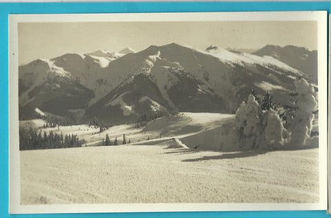 AK Saalbach. Schattberg v. Bärenkogel.