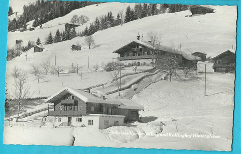 AK Hinterglemm. Skiheime Vorderkolling und Kollinghof.