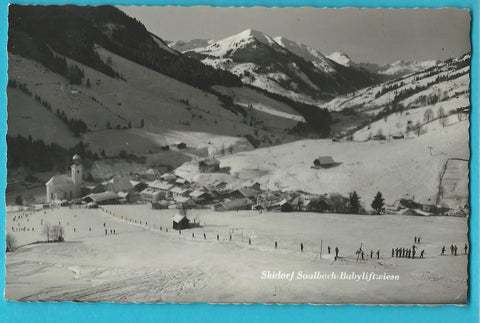 AK Saalbach Babyliftwiese.