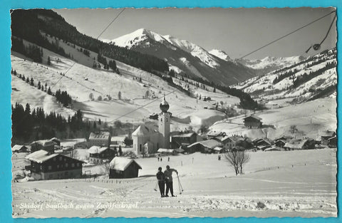 AK Saalbach gegen Zwölferkogel.