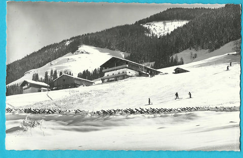 AK Saalbach. Touristenheim Mitteregg. A. und M. Schwabl.