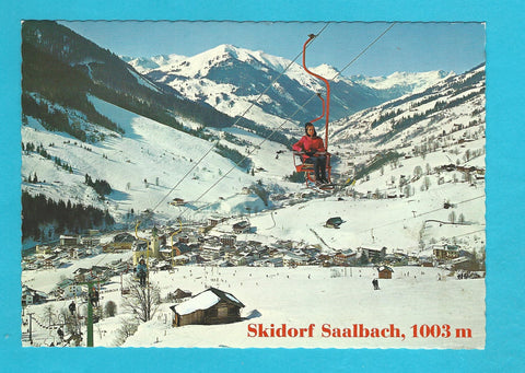 AK Saalbach. Kohlmais-Sessellift.