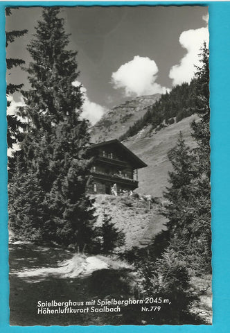 AK Spielberghaus mit Spielberghorn. Saalbach.
