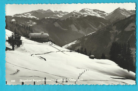 AK Skigebiet Berger-Hochalm. Saalbach.