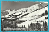 AK Gasthof Mitterlengau mit Gamshag Tristkogel u. Staffkogel, Hinterglemm, Saalbach.
