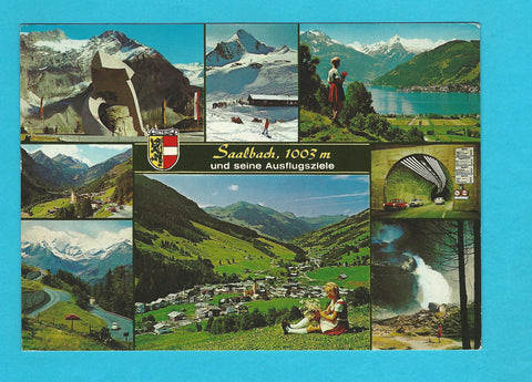 AK Saalbach und seine Ausflugsziele.