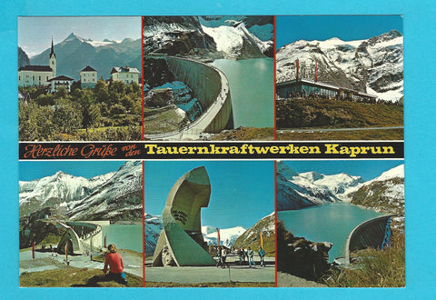 AK Herzliche Grüße von den Tauernkraftwerken Kaprun.