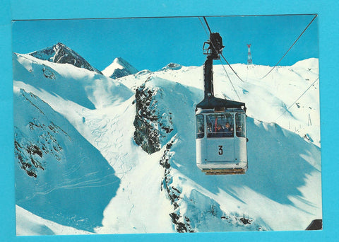 AK Gletscherbahnen Kaprun. Blick von der Station Salzburger Hütte zum Kitzsteinhorn.