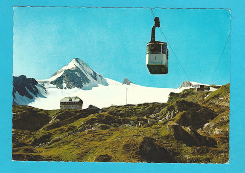 AK Gletscherbahn Kaprun gegen Krefelder Hütte.