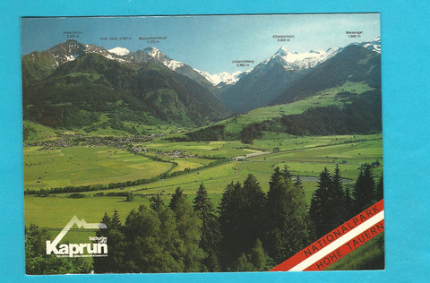 AK Blick ins Salzachtal gegen Kaprun.