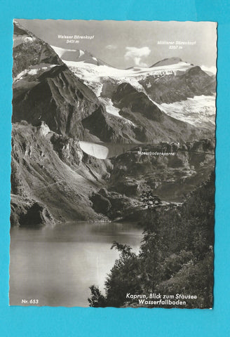 AK Kaprun. Blick zum Stausee Wasserfallboden.