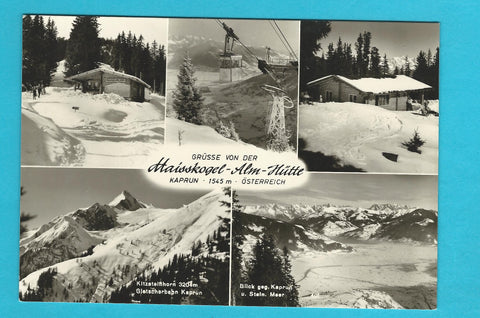 AK Grüsse von der Maiskogel-Alm-Hütte Kaprun.
