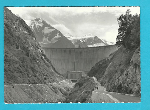AK Tauernkraftwerk Kaprun. Limbergsperre mit Krafthaus.