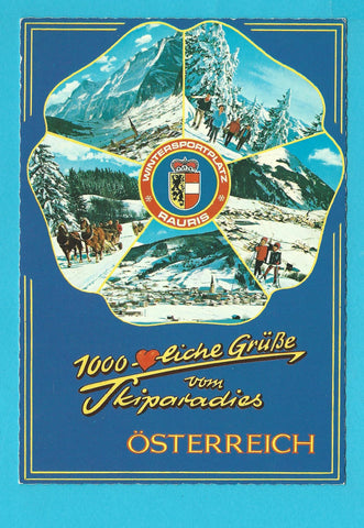 AK Wintersportplatz Rauris.