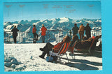 AK Gletscherbahnen Kaprun. Blick von der Aussichtsterrasse des Gipfelrestaurants KItzsteinhorn.