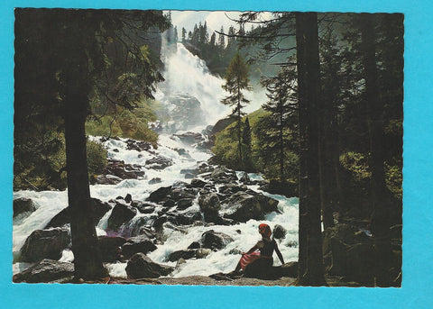 AK Krimmler Wasserfälle. Oberer Wasserfall.